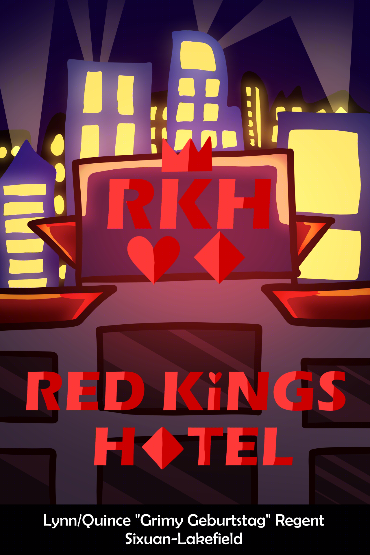 Red Kings Hotel, a hotel building in a city